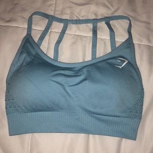 Gymshark Energy Seamless Sports Bra- Sky Blue